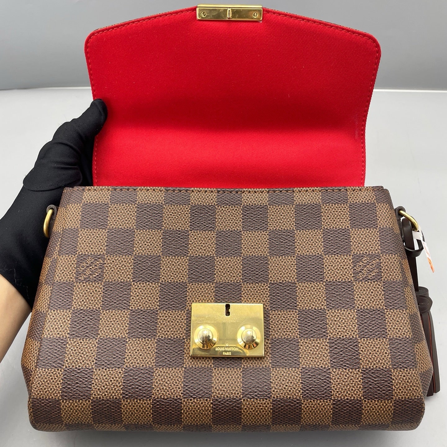 Louis Vuitton - Tassel Messenger Bag - Damier Ebene coated canvas with leather trim - Brown - (Small)