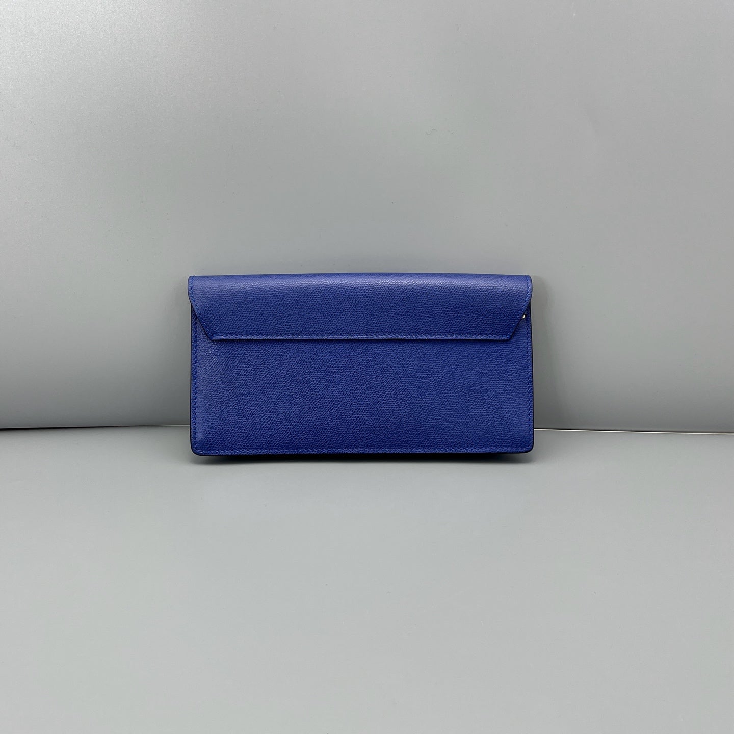 Valextra - Flap Shoulder Bag - Leather - Blue - (small)