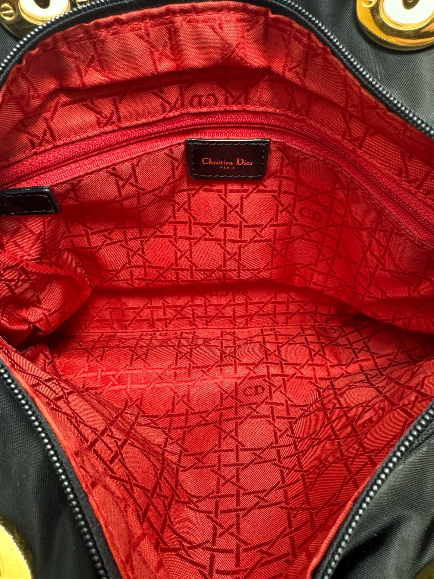 Dior - Lady Dior - Cloth - Black - (large)
