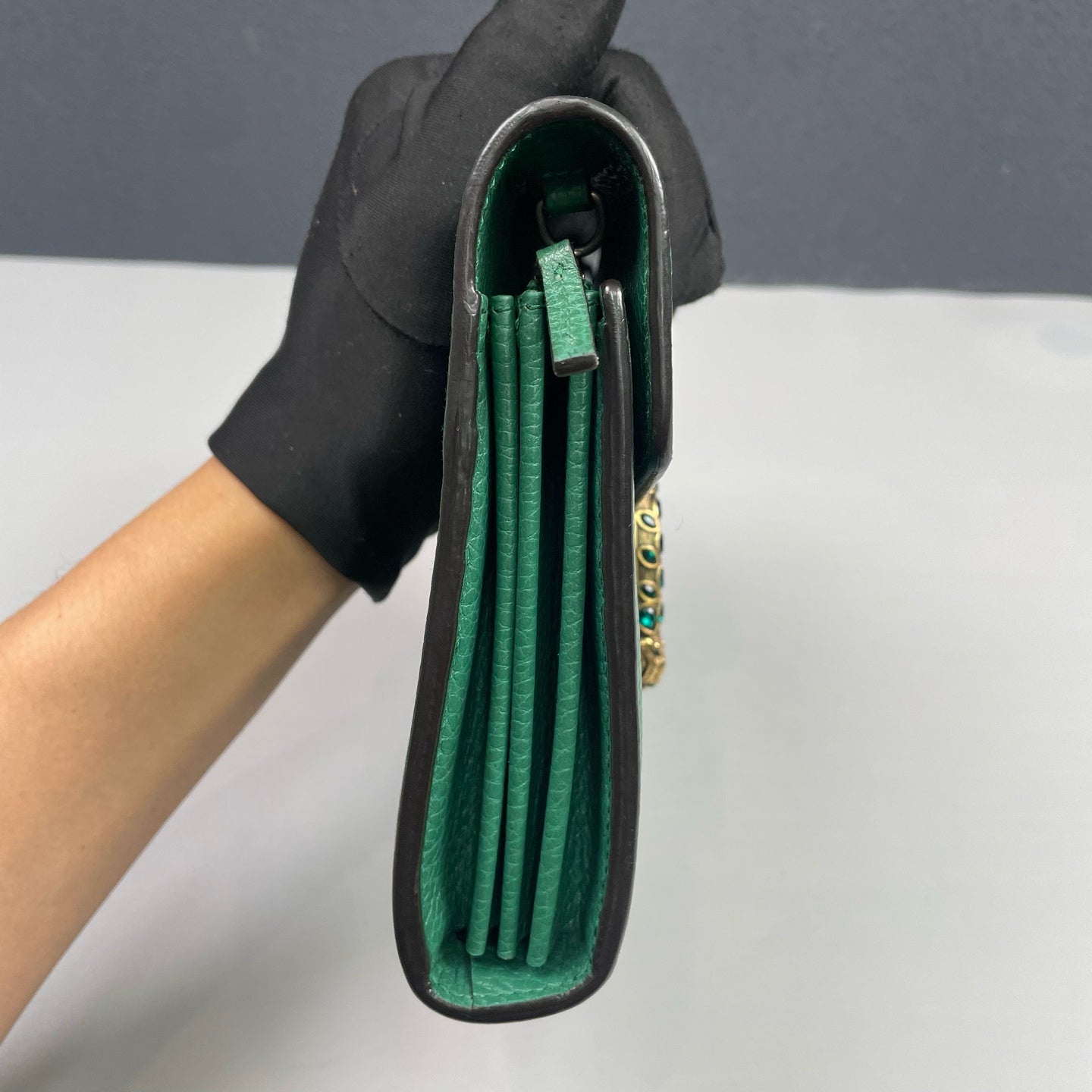 Gucci - Dionysus WOC Chain Bag - Leather - Green - (mini)