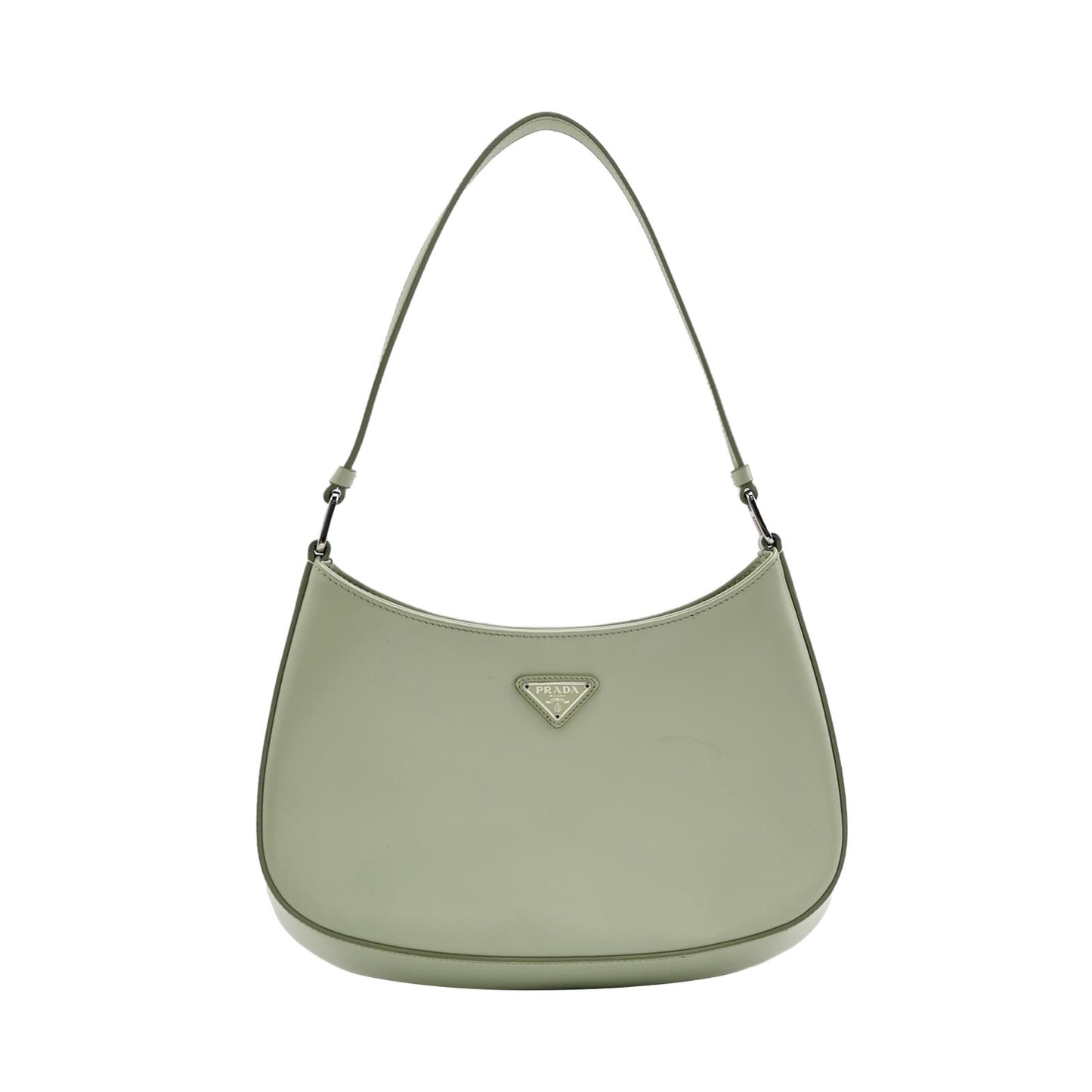 Prada - Cleo Shoulder Bag - Cowhide leather - Mint Green with Silver-Tone Hardware - (small)