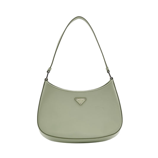 Prada - Cleo Shoulder Bag - Cowhide leather - Mint Green with Silver-Tone Hardware - (small)
