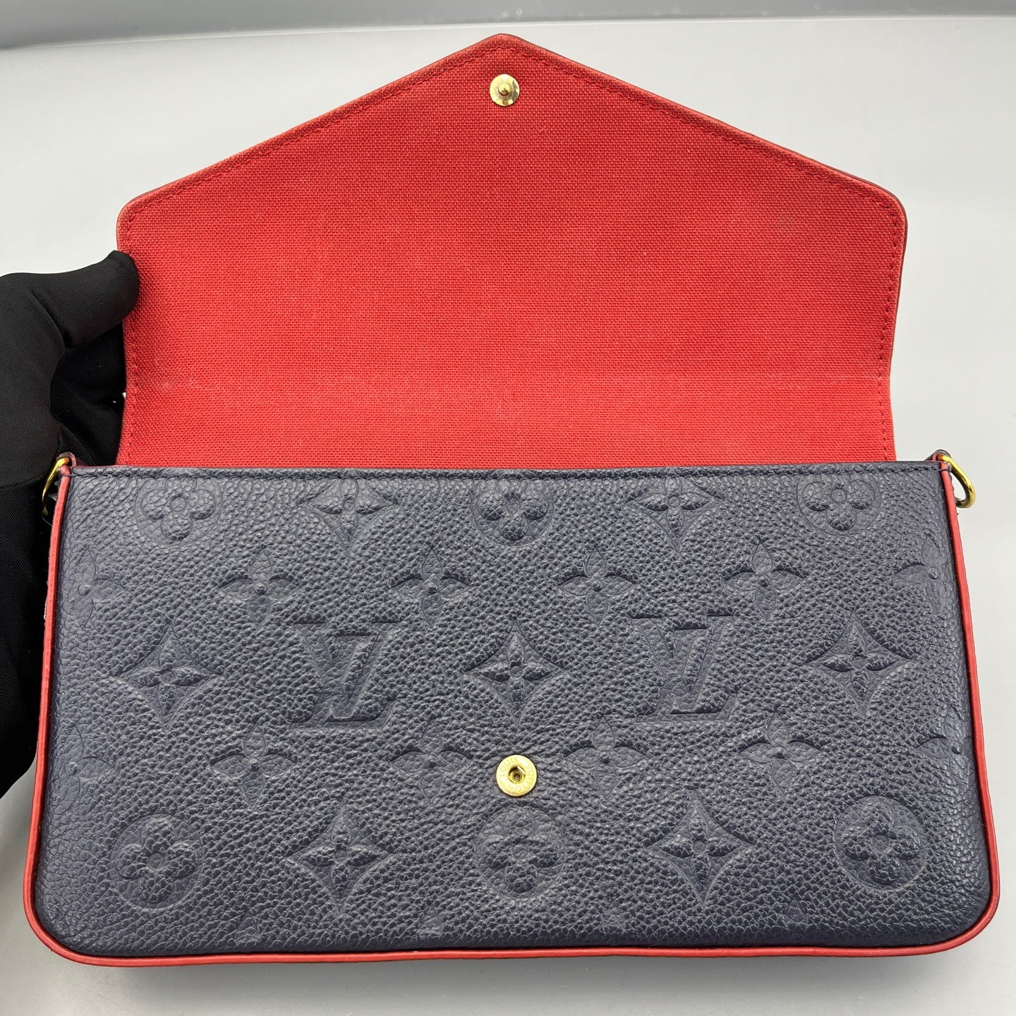Louis Vuitton - Pochette Felicie - Leather - Blue - (mini)