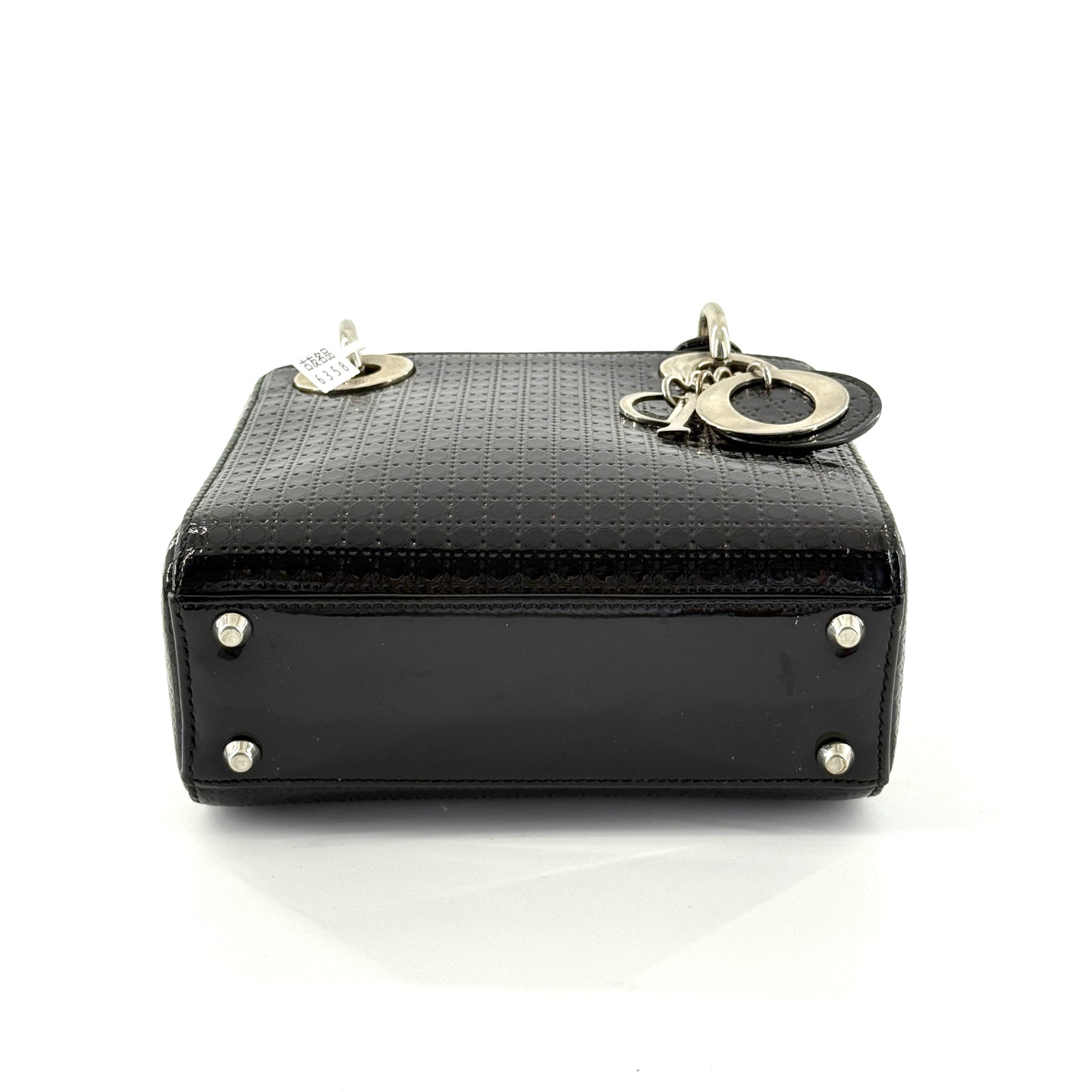 Dior - Lady Dior Mini - Patent leather - Black - (mini)