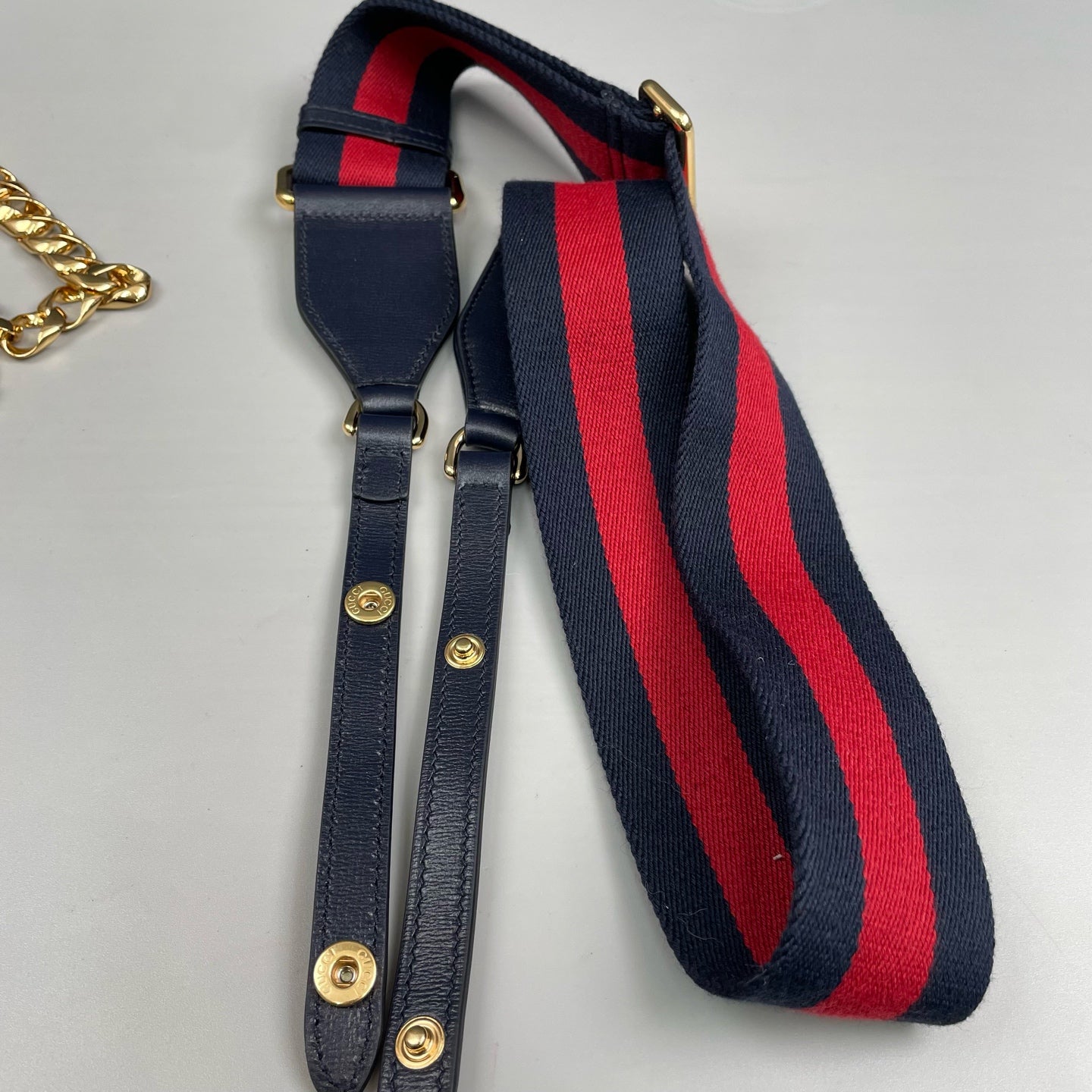 Gucci - Horsebit 1955 Mini Bag - GG Supreme canvas with leather trim - Blue - (mini)