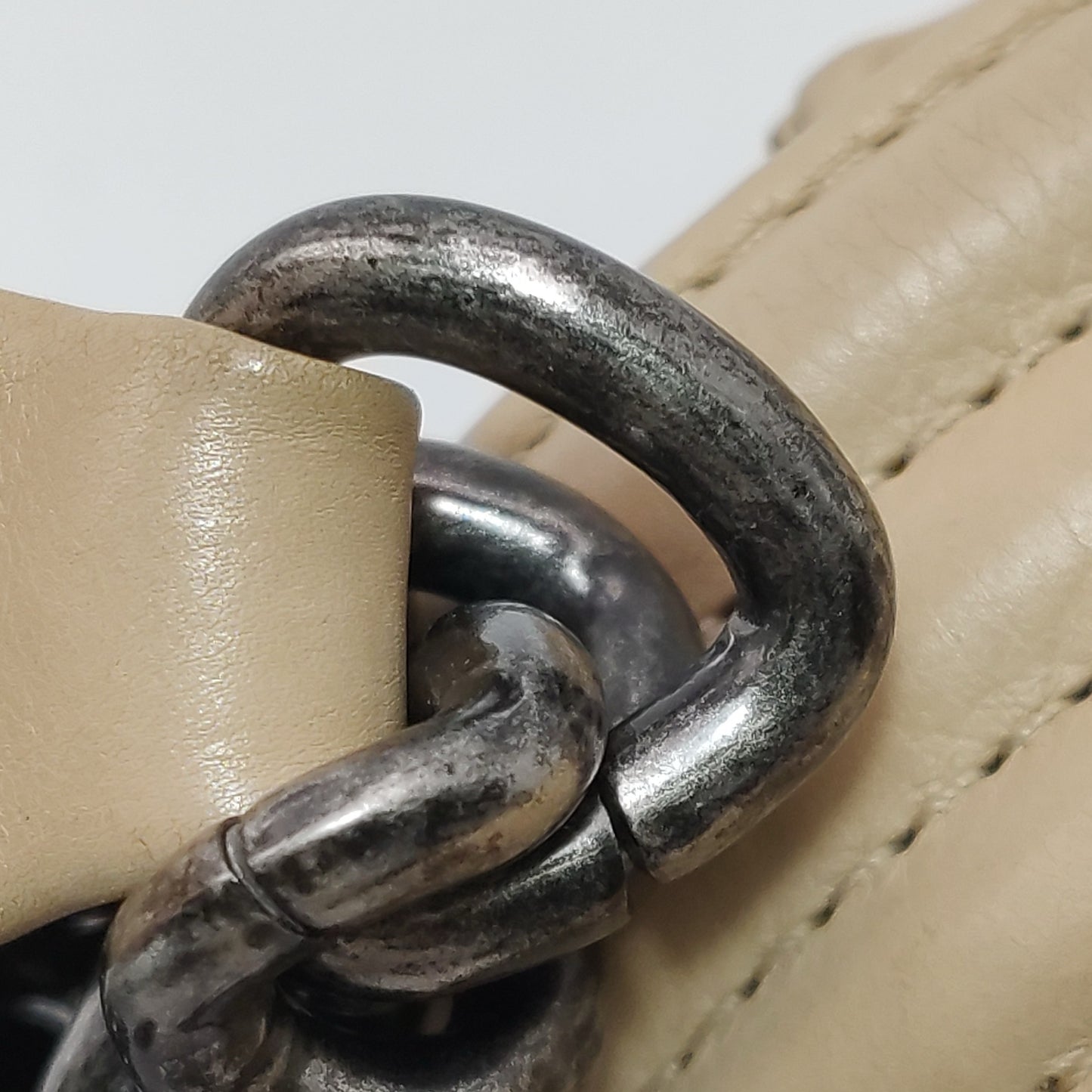 Chanel - Le Boy Small Quilted - Leather - Beige - (Small)