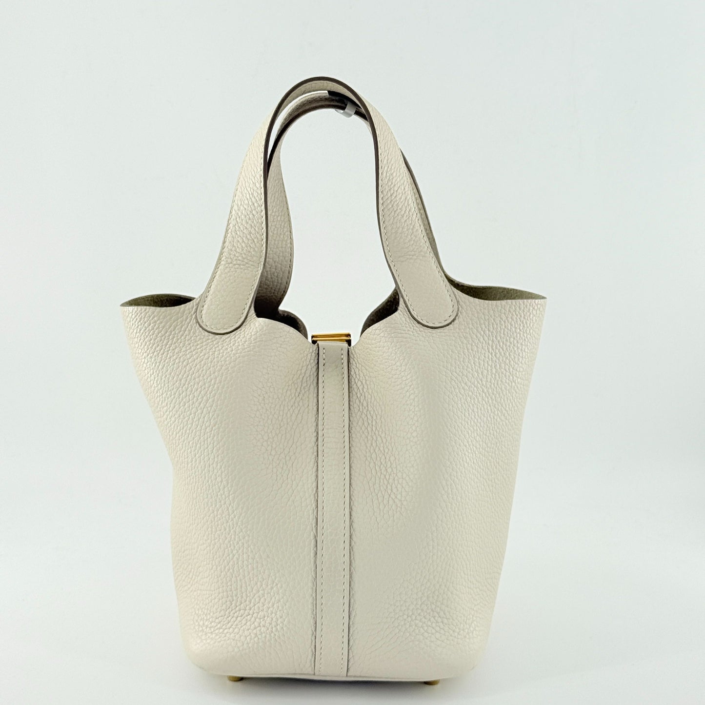 Hermès - Picotin Lock 18 - Leather - White - (mini)
