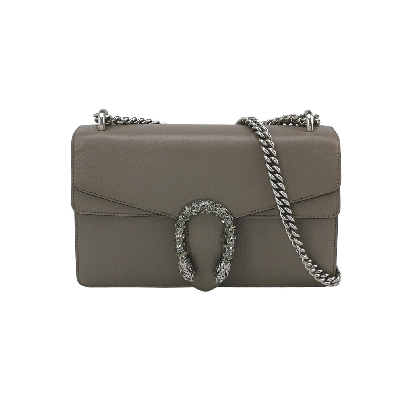 Gucci - Dionysus Shoulder Bag - Leather - Grey - (Medium)
