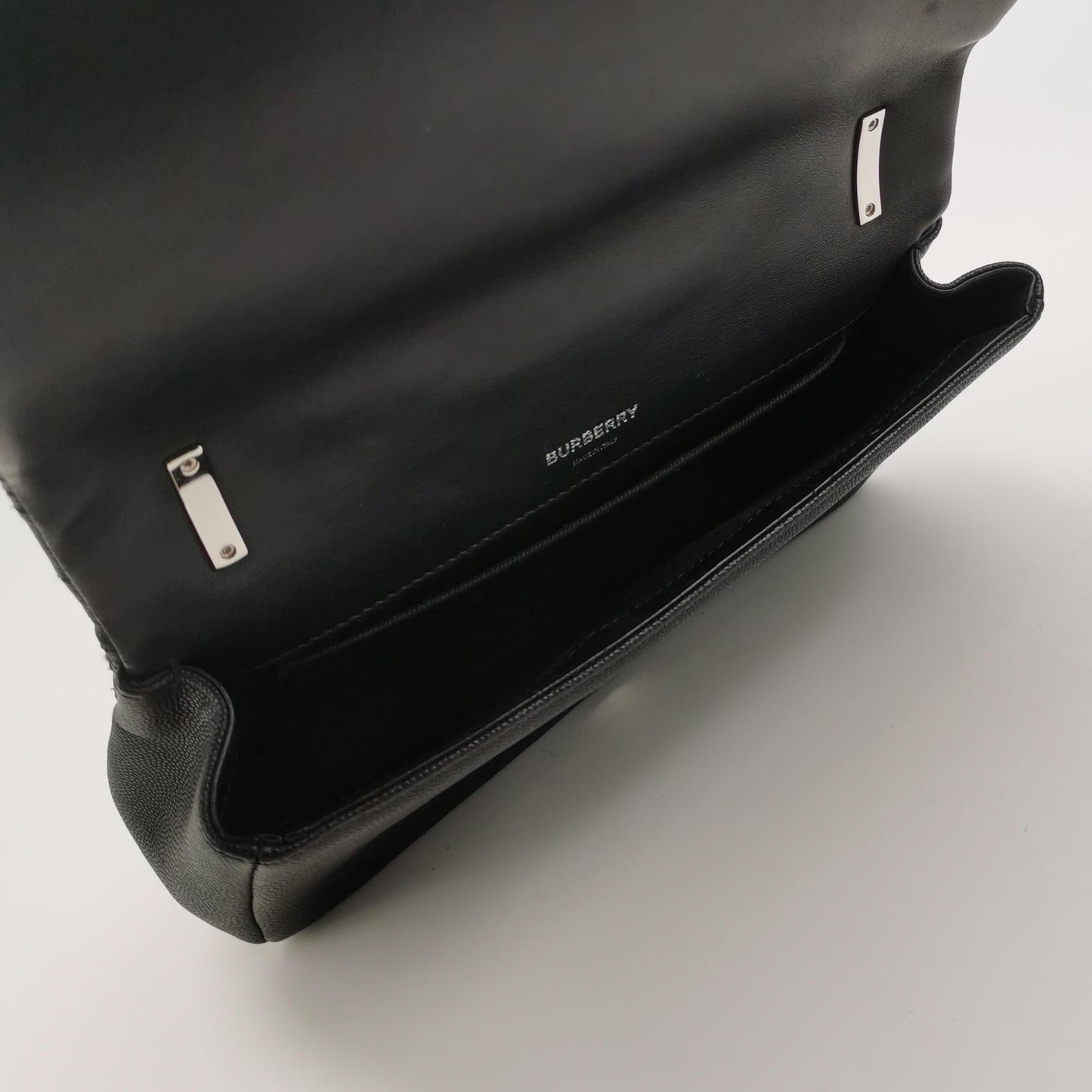 Burberry - Lola Bag - Grained leather - Black - (small)