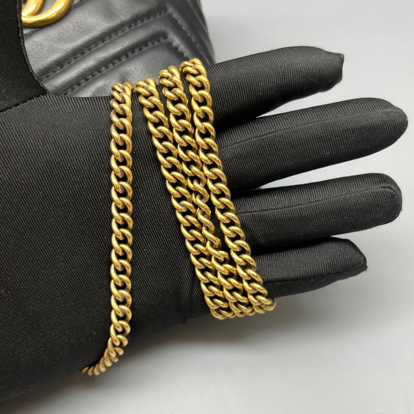 Gucci - GG Marmont Mini Bucket Bag - Leather - Black - (mini)