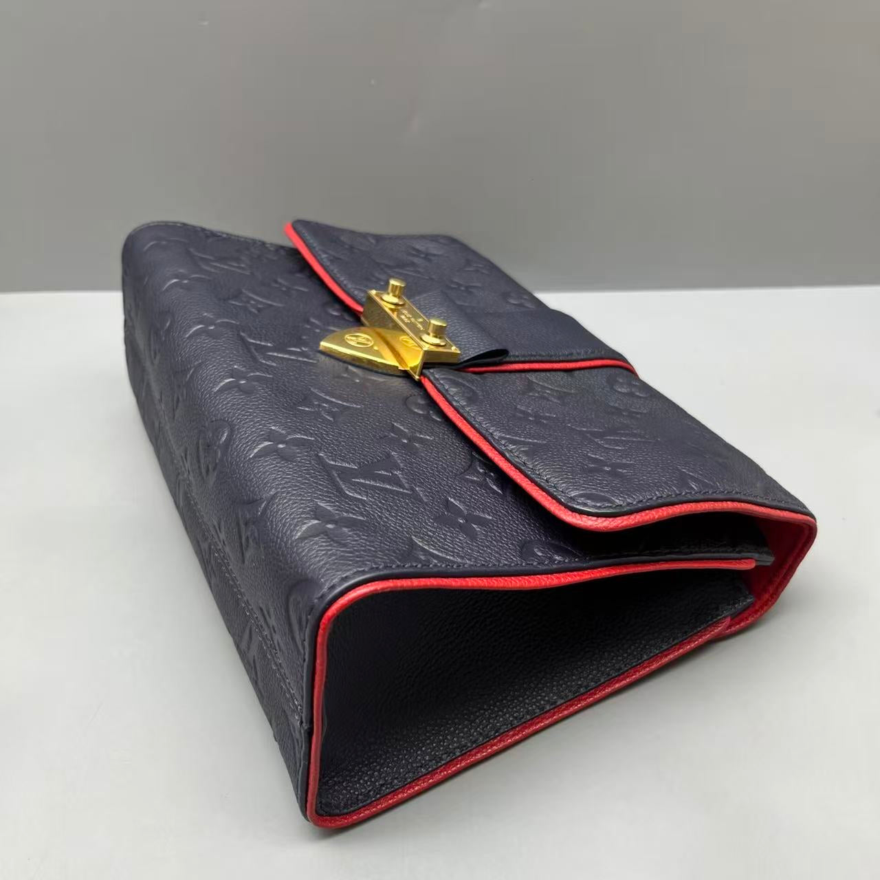 Louis Vuitton - Saint Sulpice PM - Monogram Empreinte leather - Navy with Red accents - (medium)