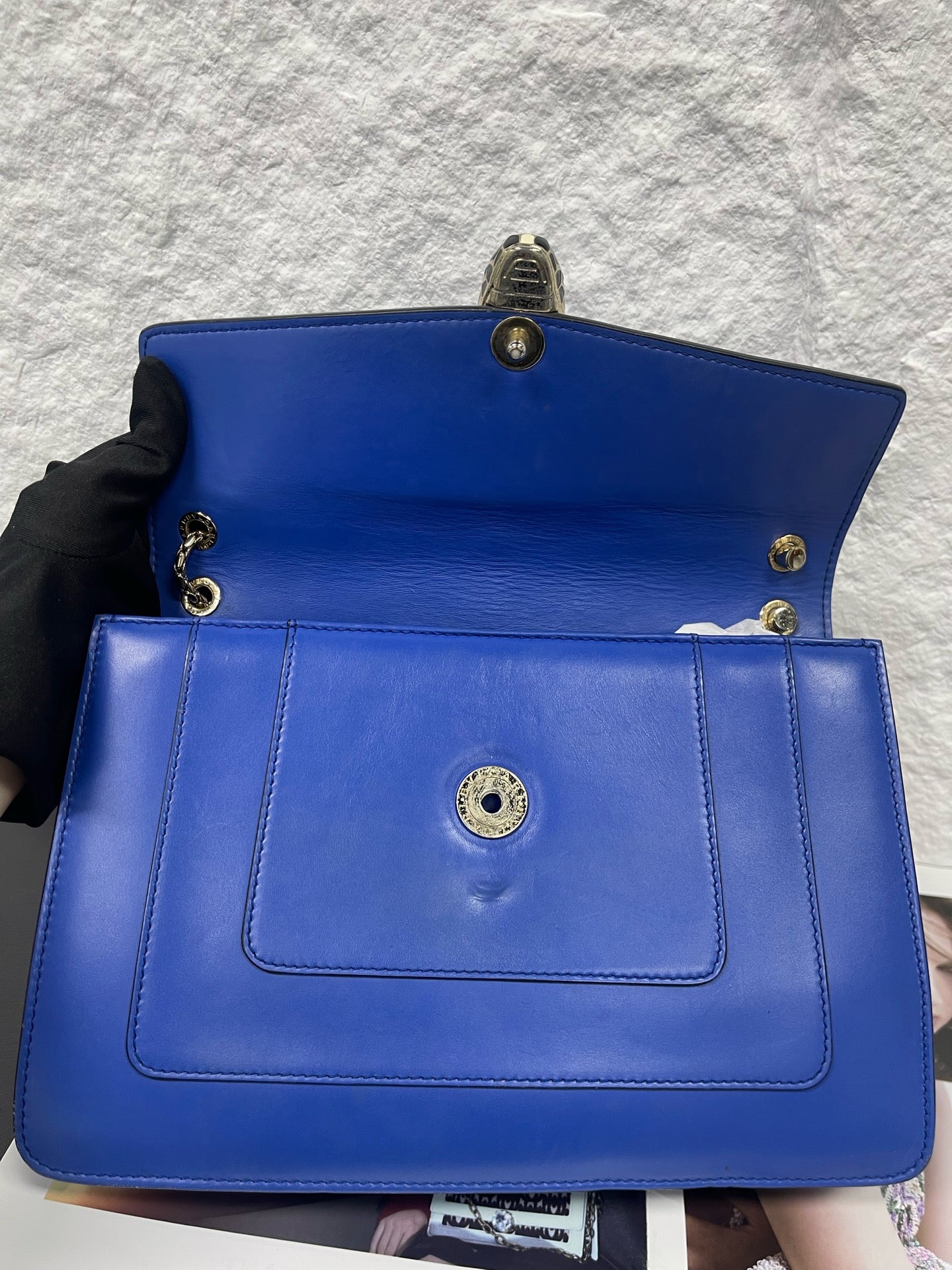 Bvlgari - Serpenti Forever - Leather - Blue - (medium)