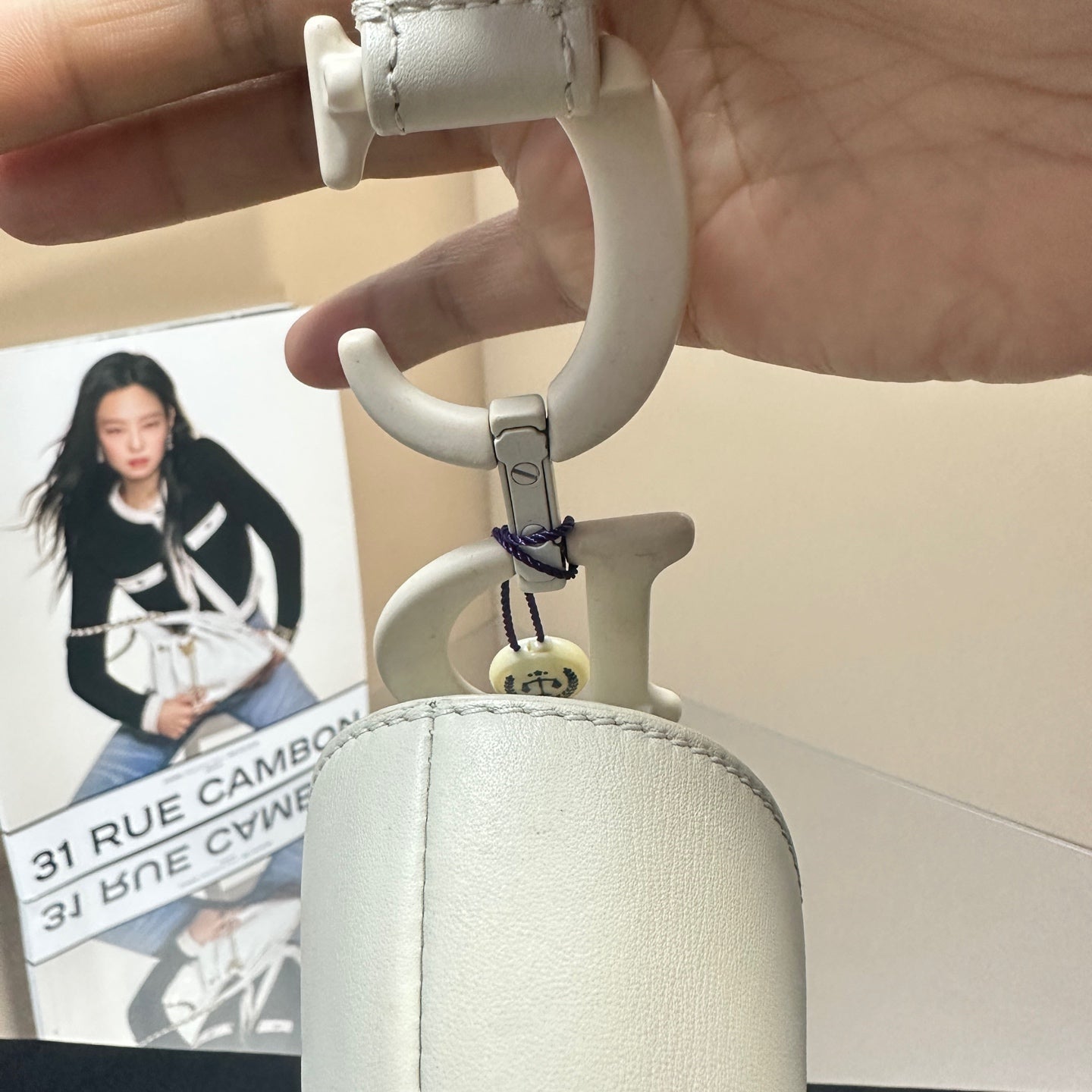 Dior - Saddle Bag - Leather - White - (medium)