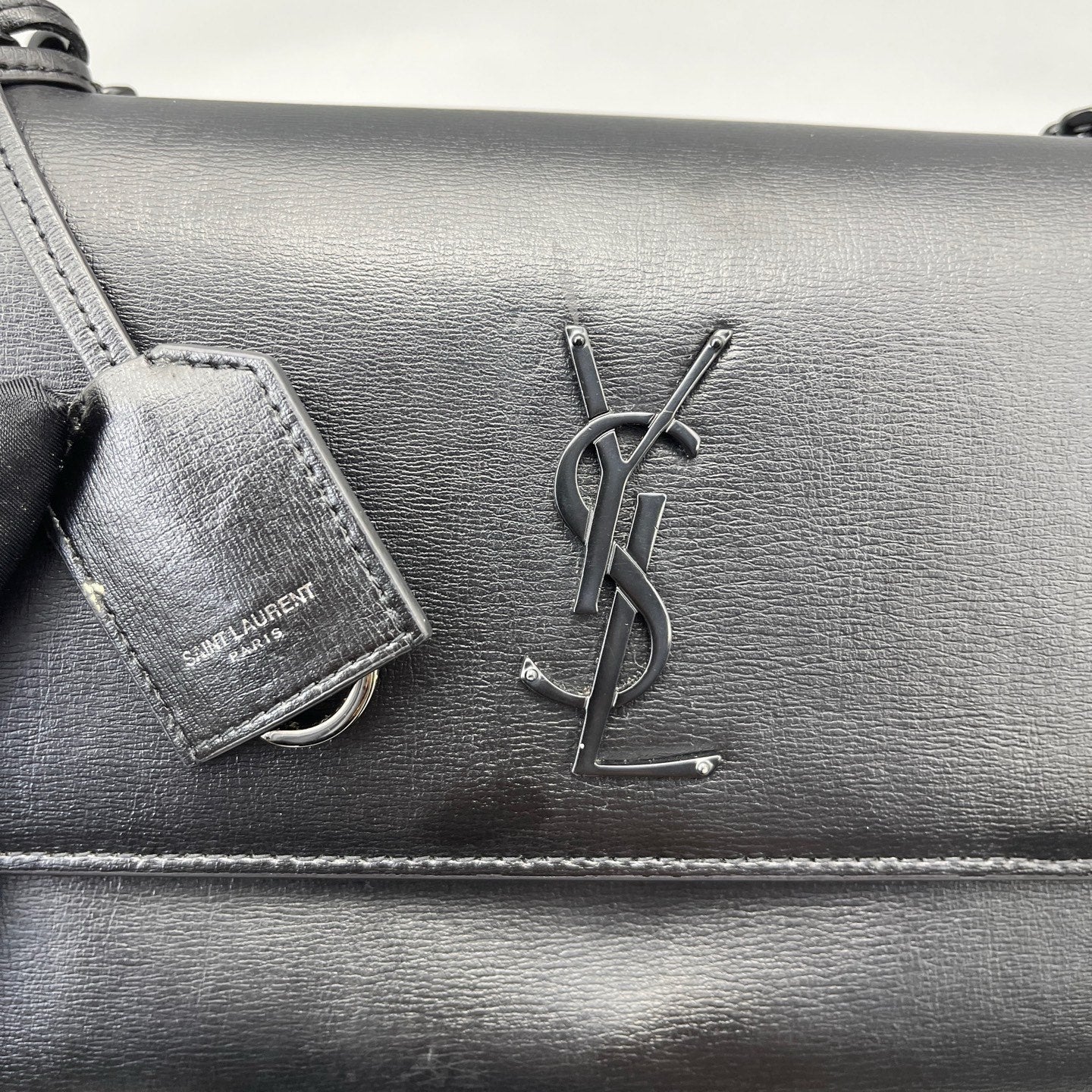 Saint Laurent - Sunset Medium - Smooth leather - Black - (Medium)
