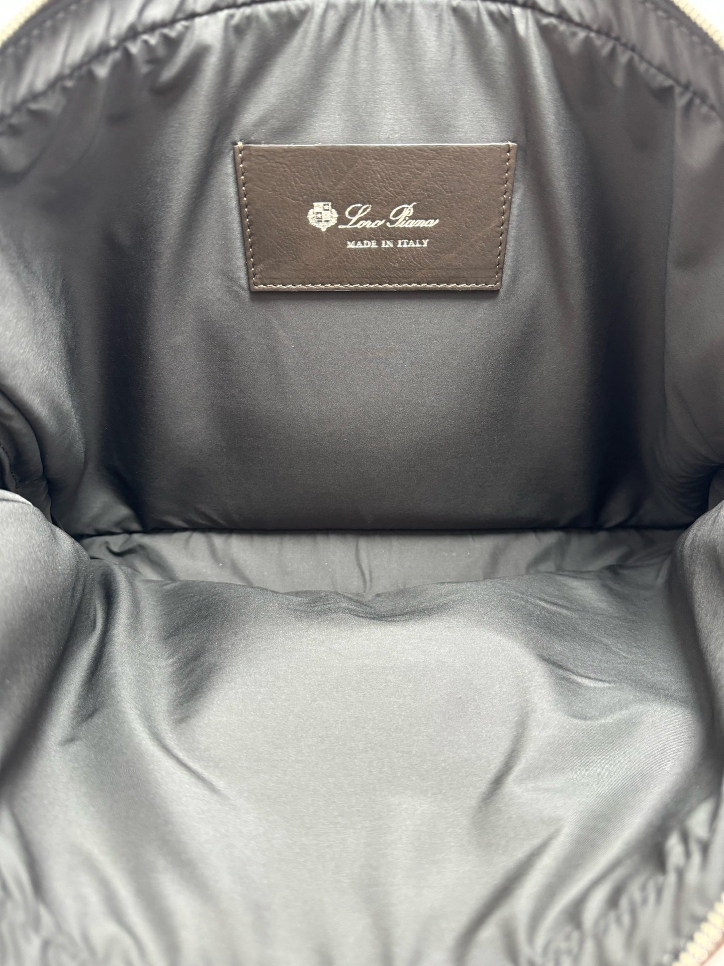 Loro Piana - Briefcase - Technical polyamide fabric with leather trim - Brown - (medium)