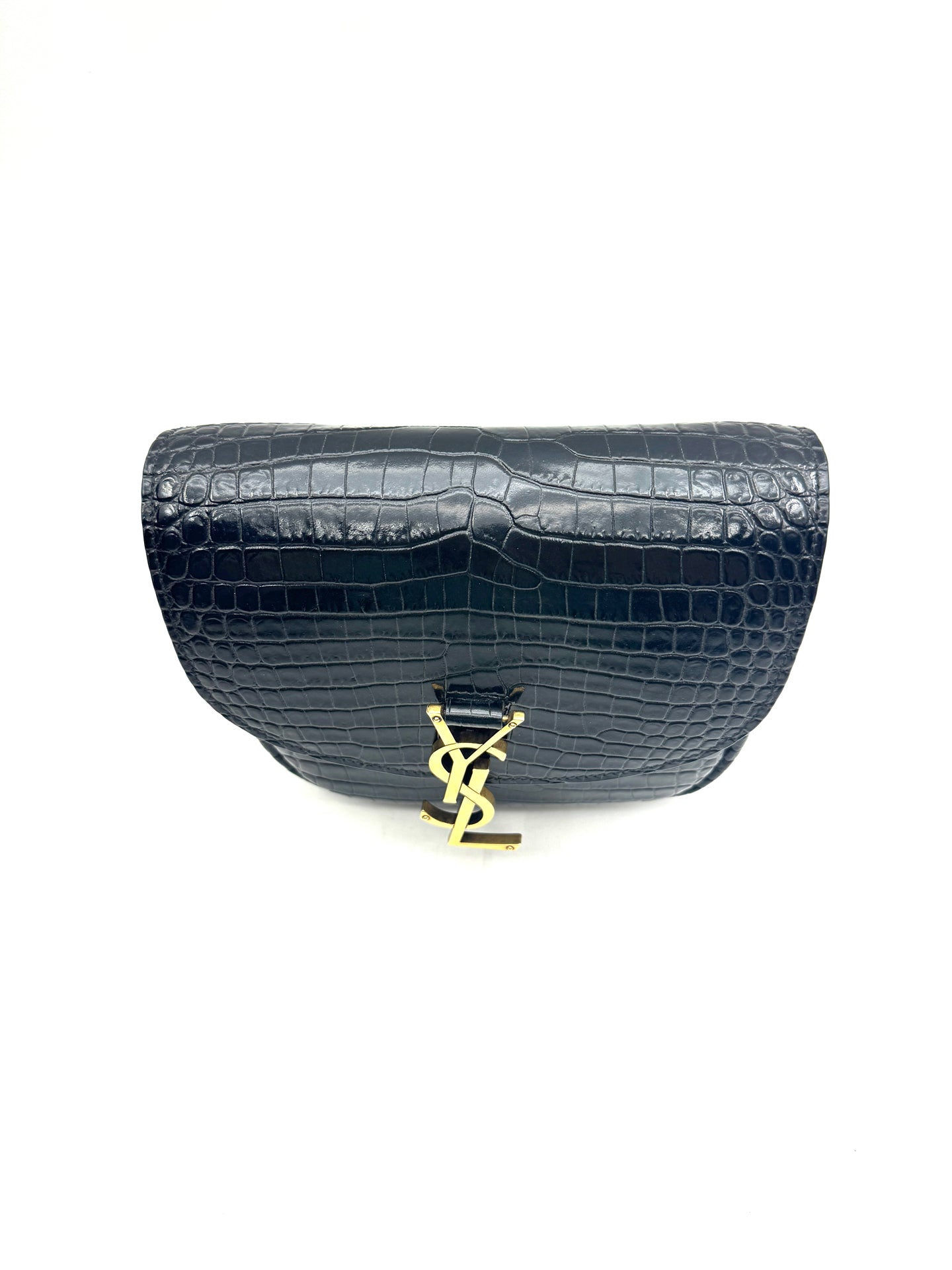 Saint Laurent - Kaia Saddle Bag - Calfskin leather - Black - (mini)