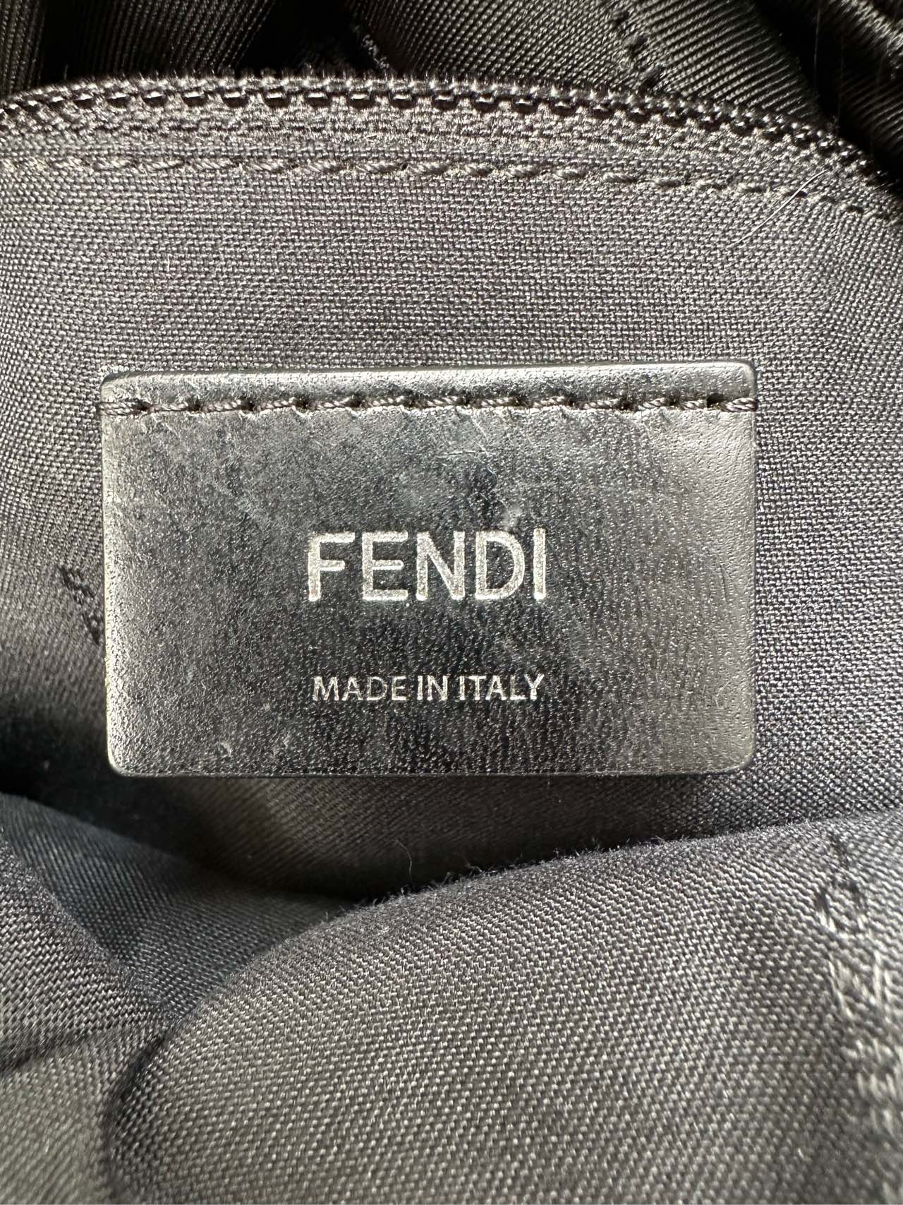 Fendi - Mini Monster Backpack - Synthetic fabric, Mink fur, Leather - Black with Blue, Pink and White accents - (mini)