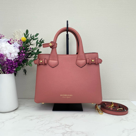 Burberry - Banner - Leather - Pink - (small)