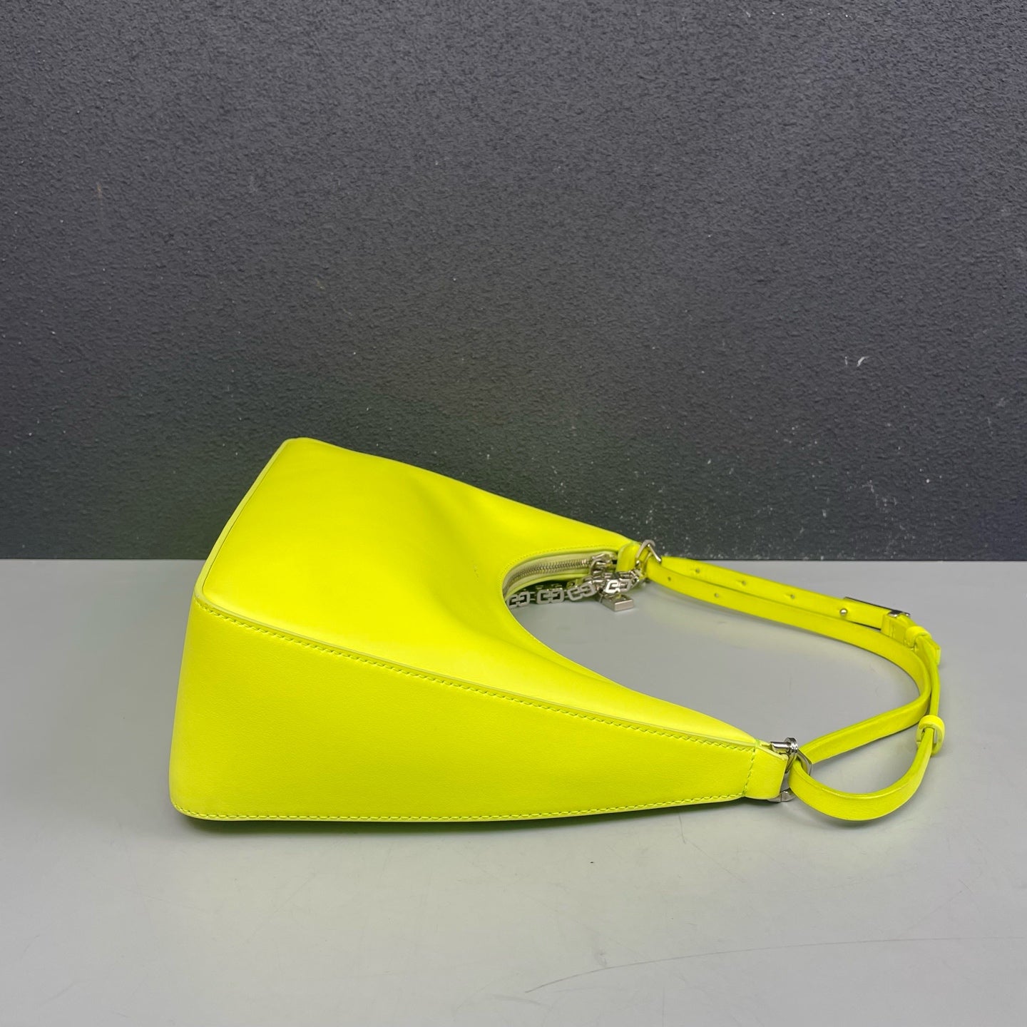 Givenchy - Moon Cut Small Shoulder Bag - Leather - Yellow - (Small)