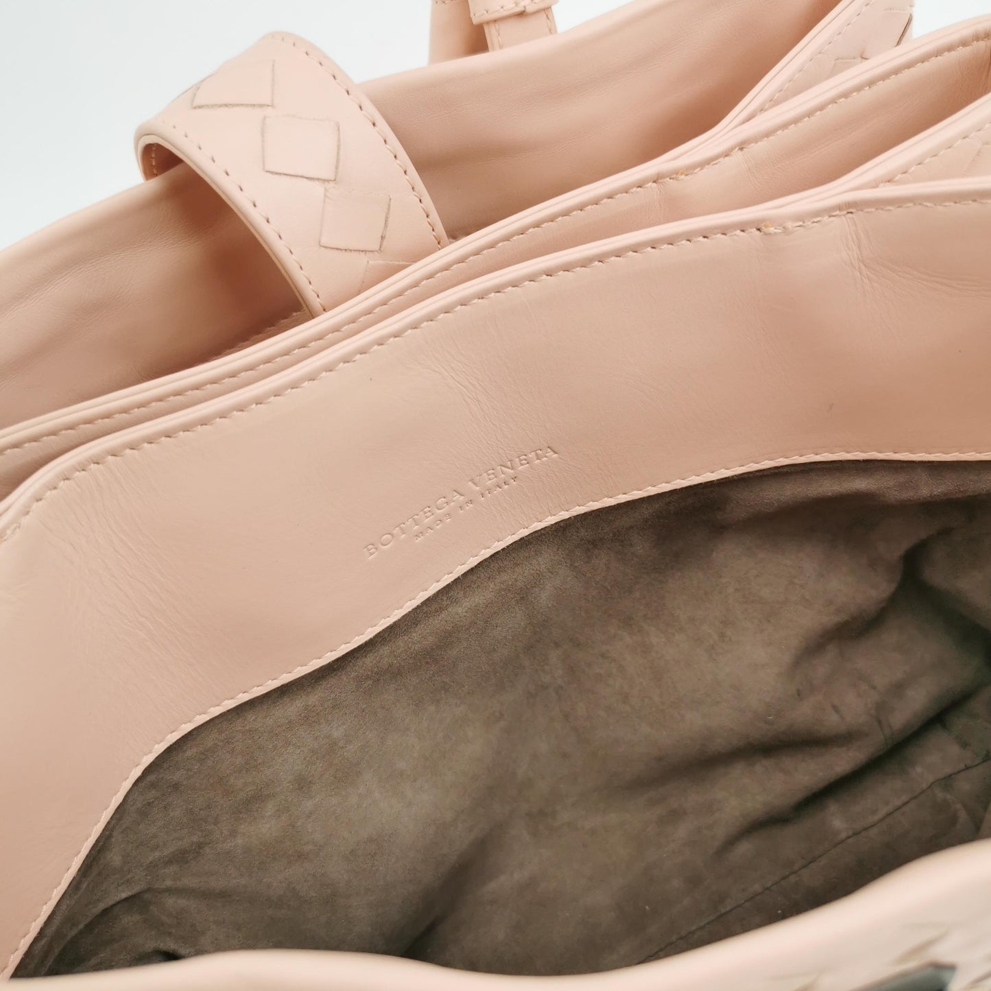 Bottega Veneta - 337303VQ1302905 Top Handle Tote - Lambskin leather - Pink - (medium)