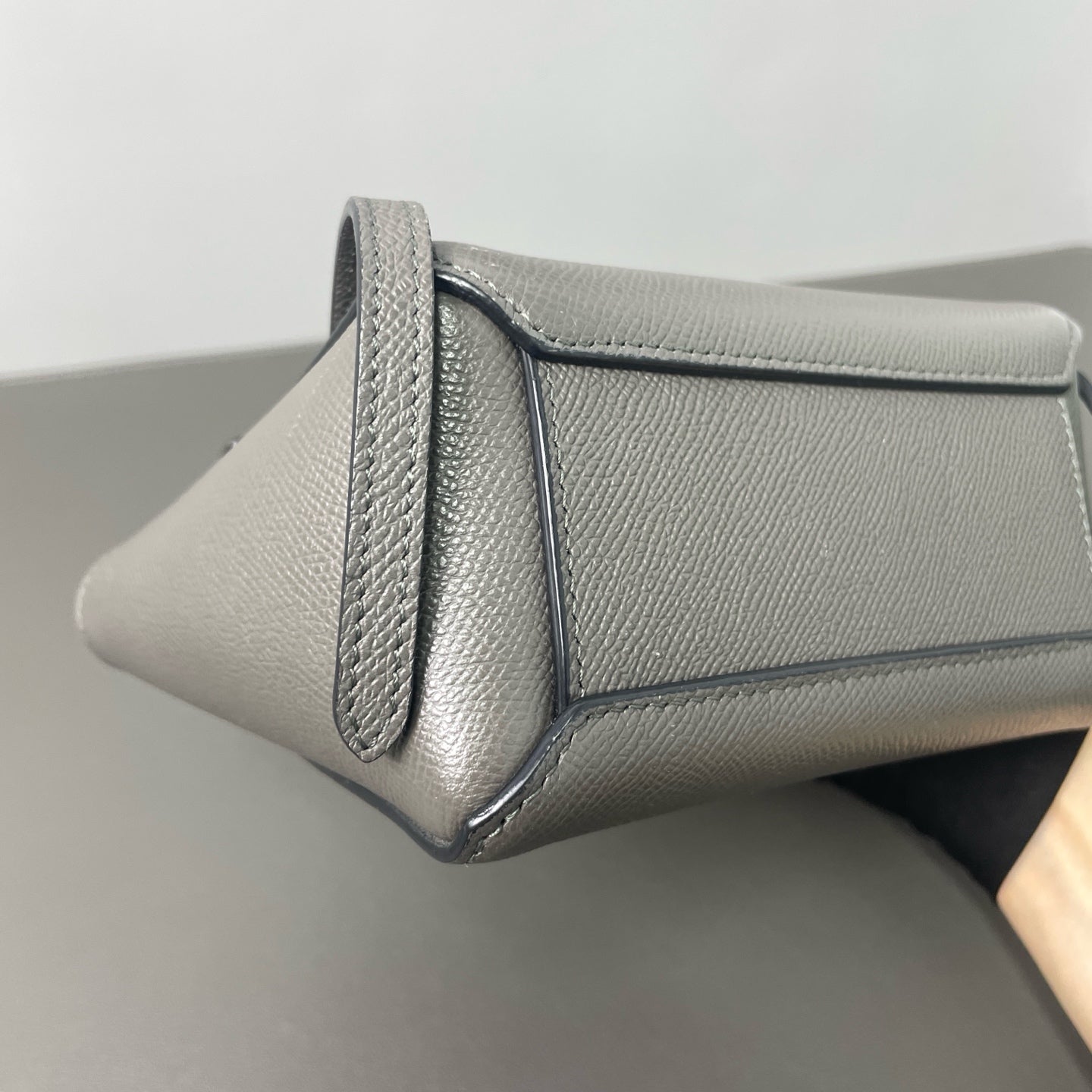 Celine - Pico Belt Bag - Leather - Grey - (mini)