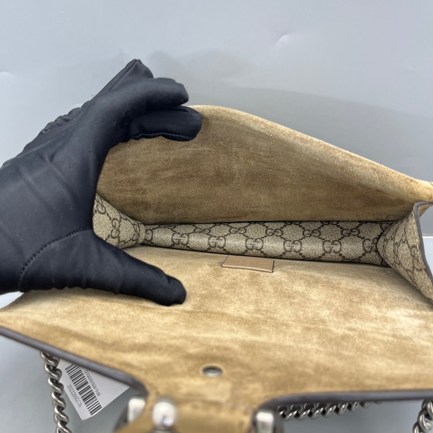 Gucci - Dionysus Shoulder Bag - GG Supreme canvas with suede and leather trim - Beige and Camel - (Medium)