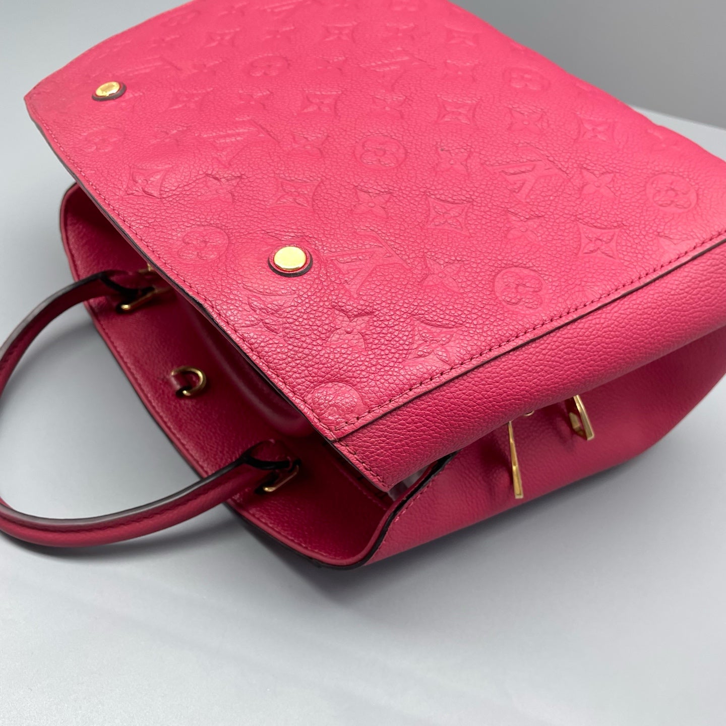 Louis Vuitton - Montaigne MM - Monogram Empreinte leather - Rose Red - (Medium)
