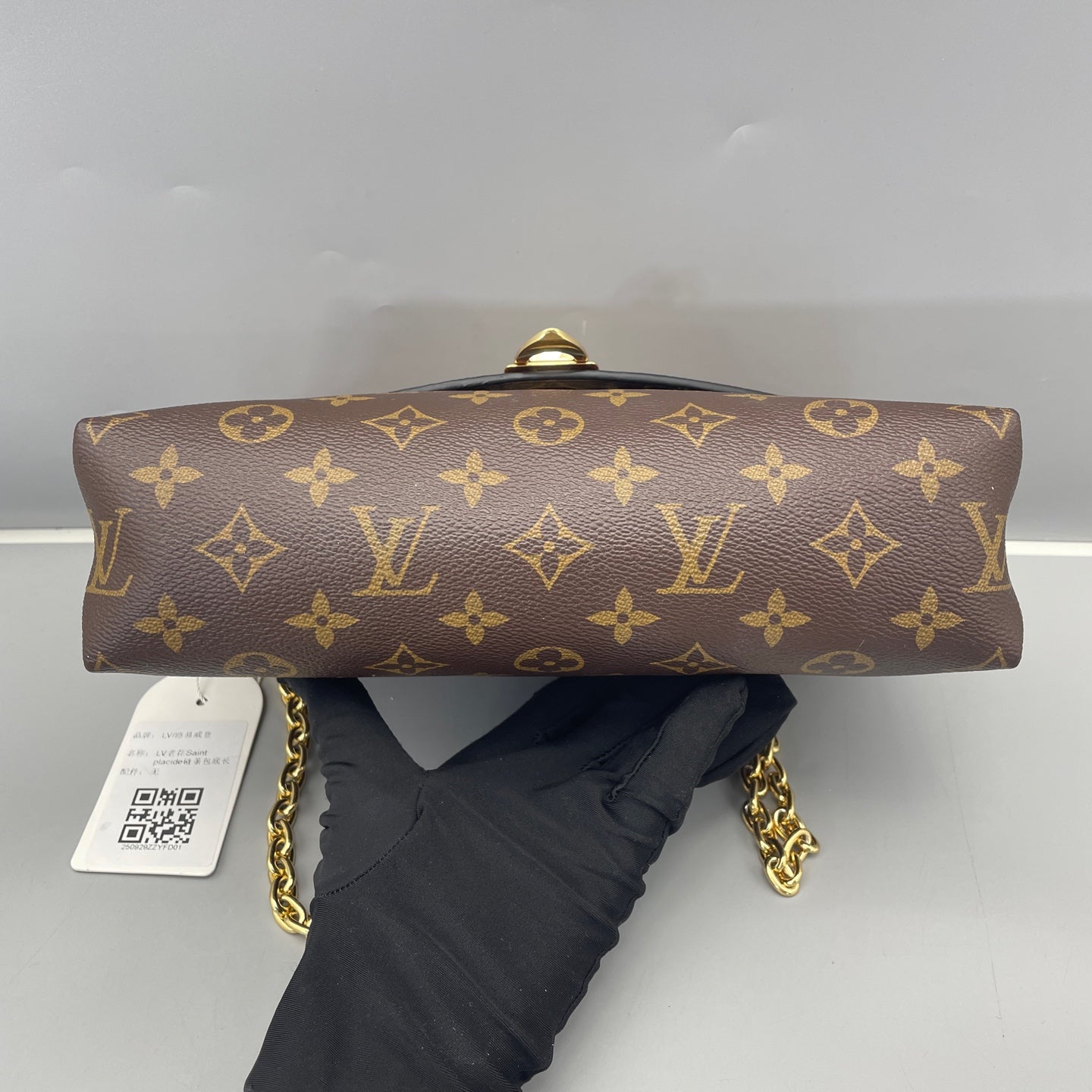 Louis Vuitton - Saint Placide - Monogram coated canvas with grained leather trim - Brown - (medium)