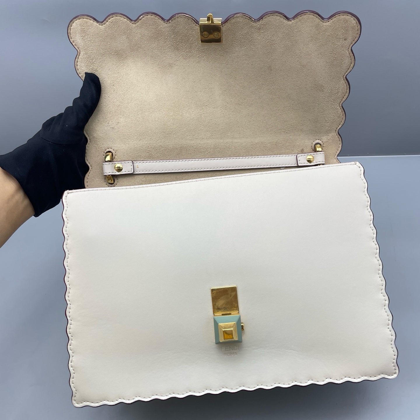Fendi - Kani - Leather - White - (small)