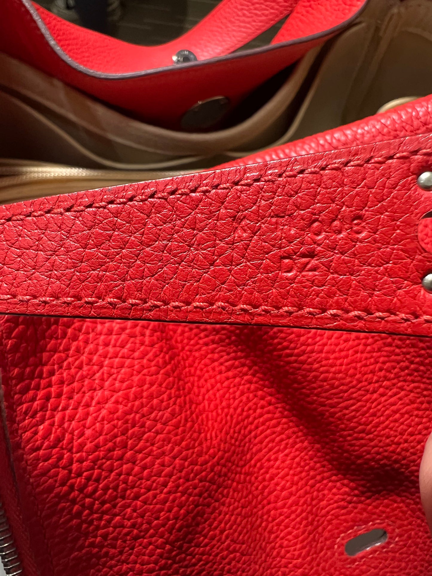 Hermès - Lindy 30 - Leather - Red - (medium)