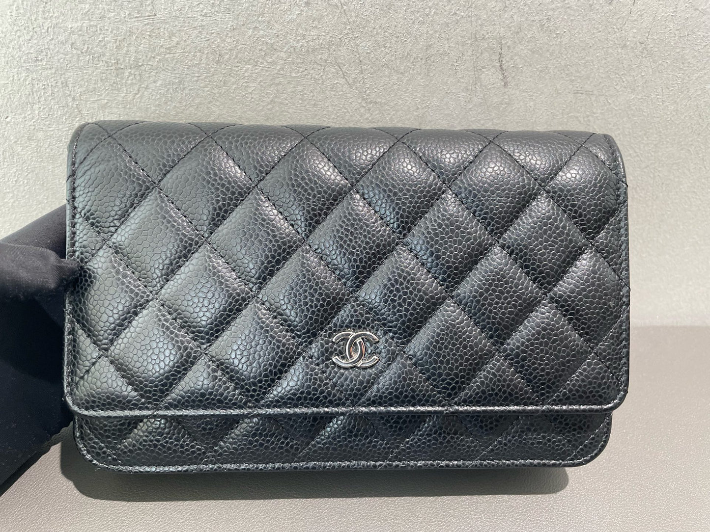 Chanel - Wallet on Chain (WOC) - Caviar leather - Black - (Mini)
