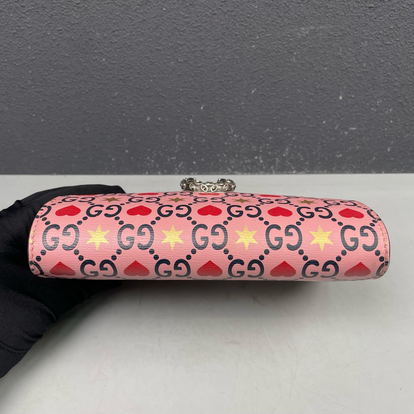 Gucci - Dionysus Valentine's Day Limited Heart WOC - Coated canvas with leather trim - Pink - (mini)