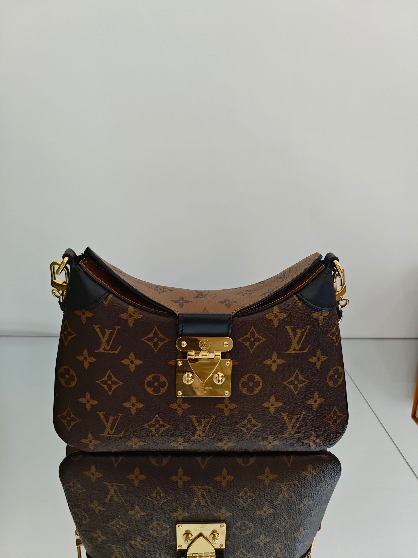 Louis Vuitton - Twinny - Monogram coated canvas with leather trim - Brown - (medium)