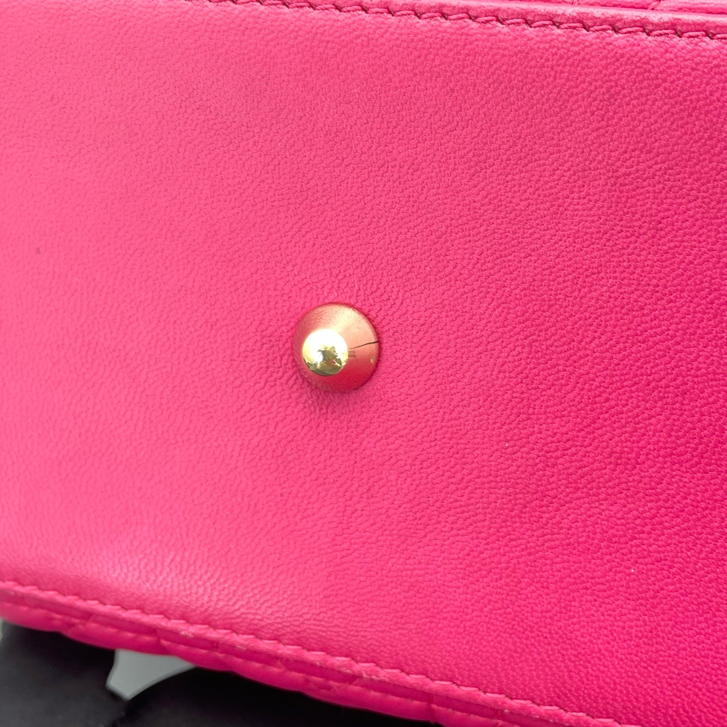 Dior - Lady Dior - Leather - Pink - (Large)