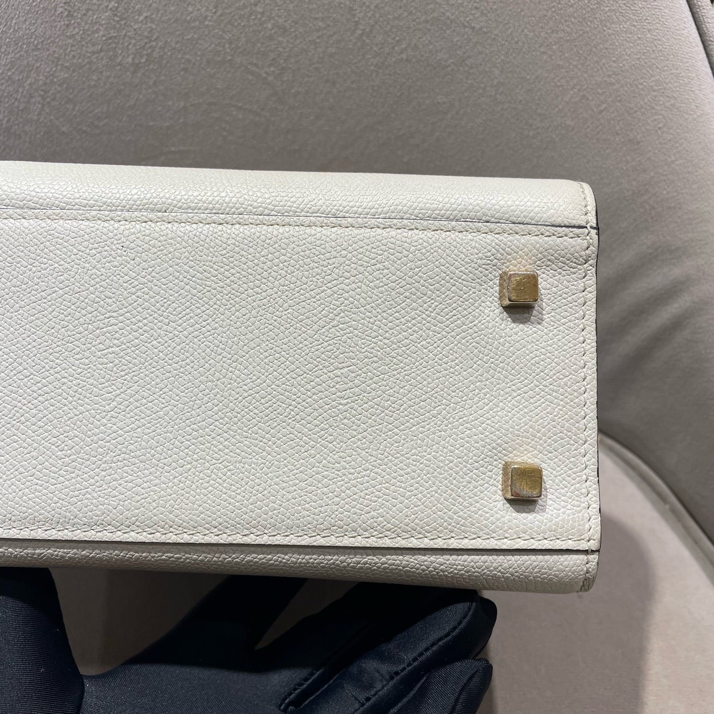 Valextra - Top Handle Bag - Cowhide leather - White - (mini)