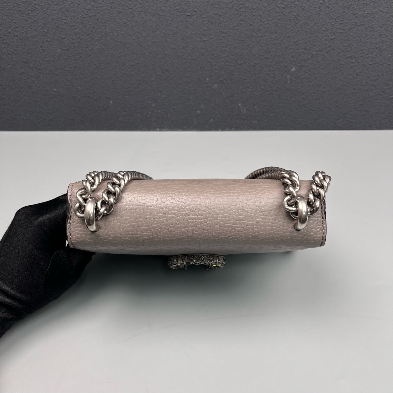 Gucci - Dionysus Small Chain Bag - Leather - Grey - (Small)