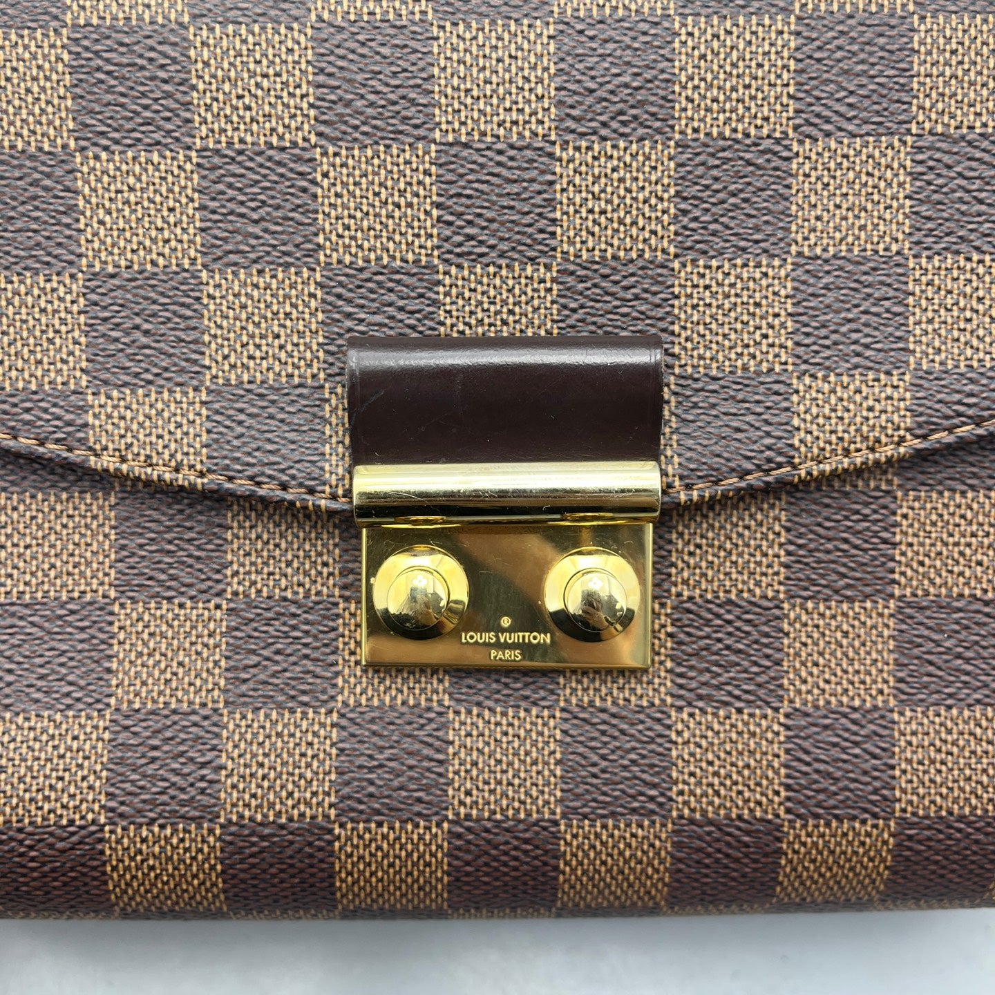 Louis Vuitton - Pochette Metis - Damier Ebene coated canvas with leather trim - Brown - (Small)