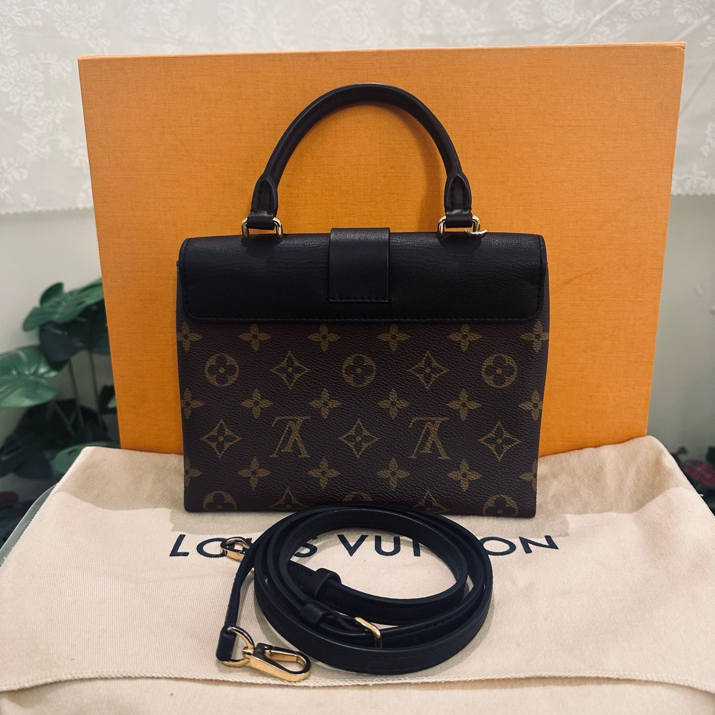 Louis Vuitton - Locky BB - Monogram coated canvas with leather trim - Brown - (mini)
