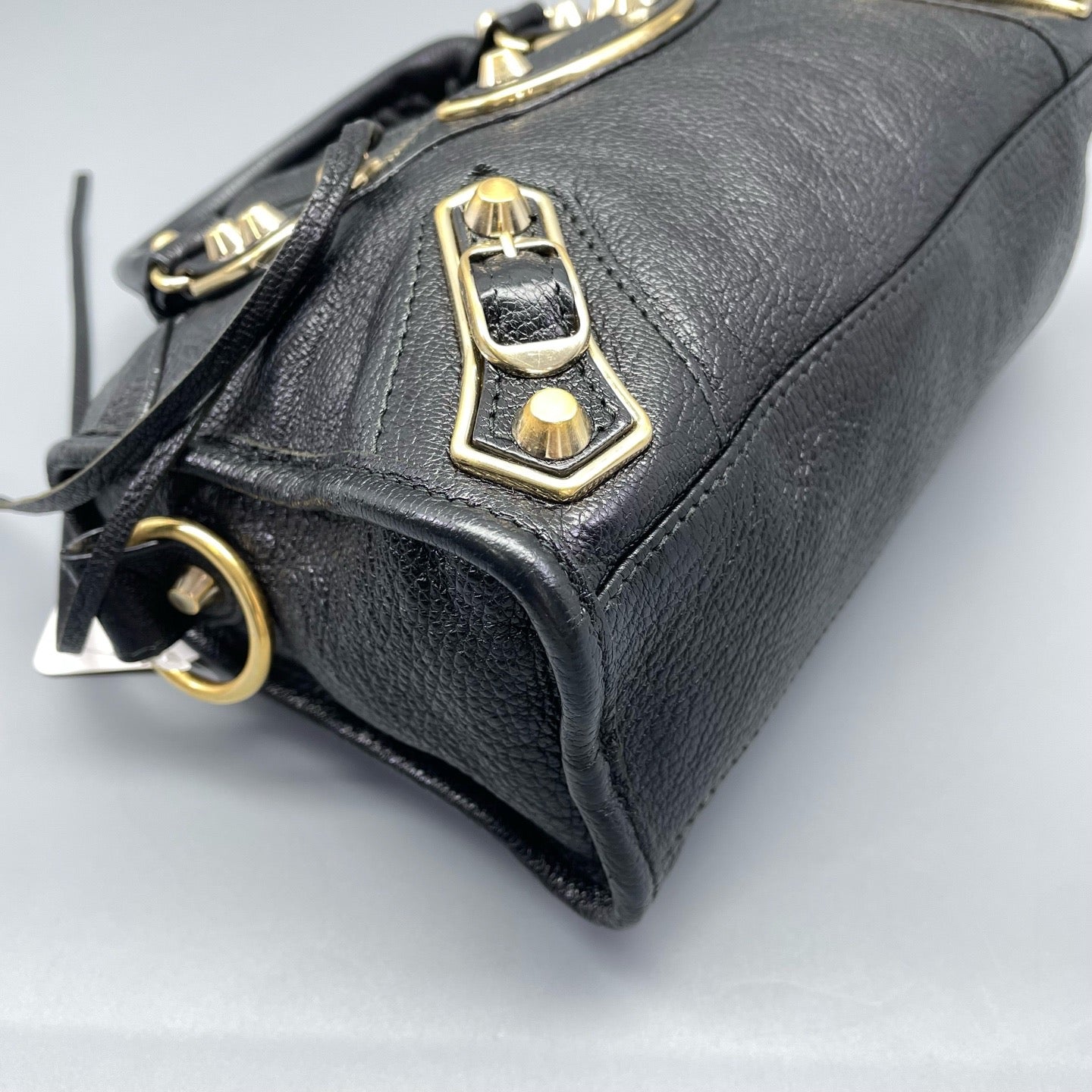 Balenciaga - Classic City Mini - Grained lambskin leather - Black - (mini)