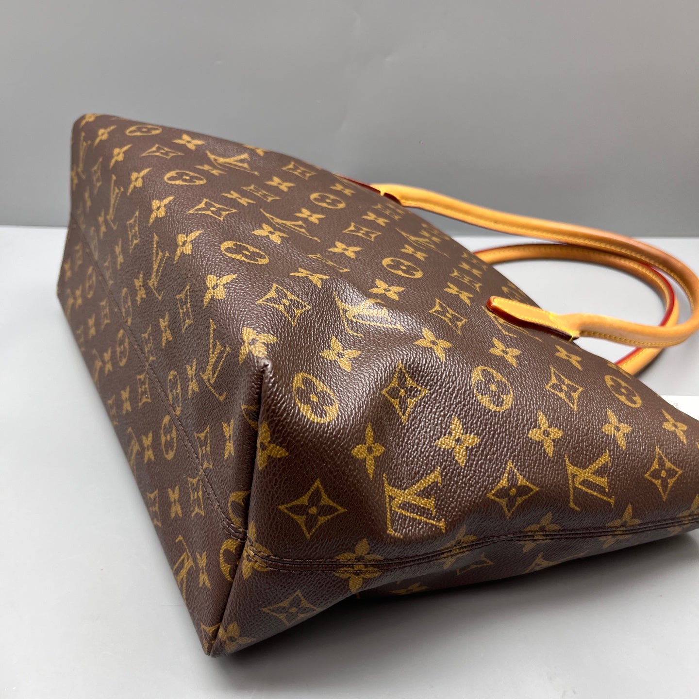 Louis Vuitton - Raspail Tote - Monogram coated canvas with Vachetta leather trim - Brown - (Medium)
