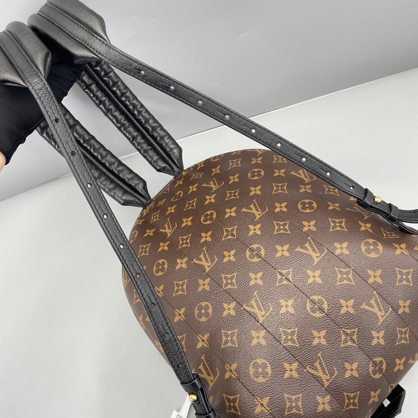 Louis Vuitton - Palm Springs Backpack PM - Monogram coated canvas and leather - Brown - (medium)