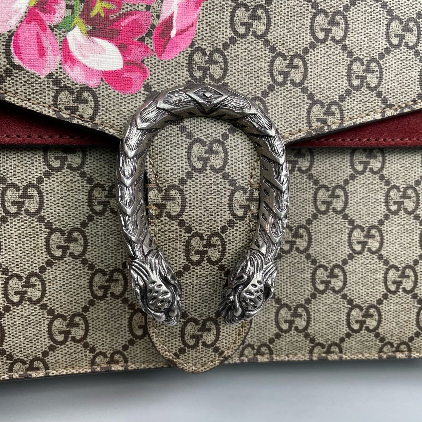 Gucci - Dionysus Small Shoulder Bag - GG Supreme canvas with suede and leather trim - Multicolour - (Small)