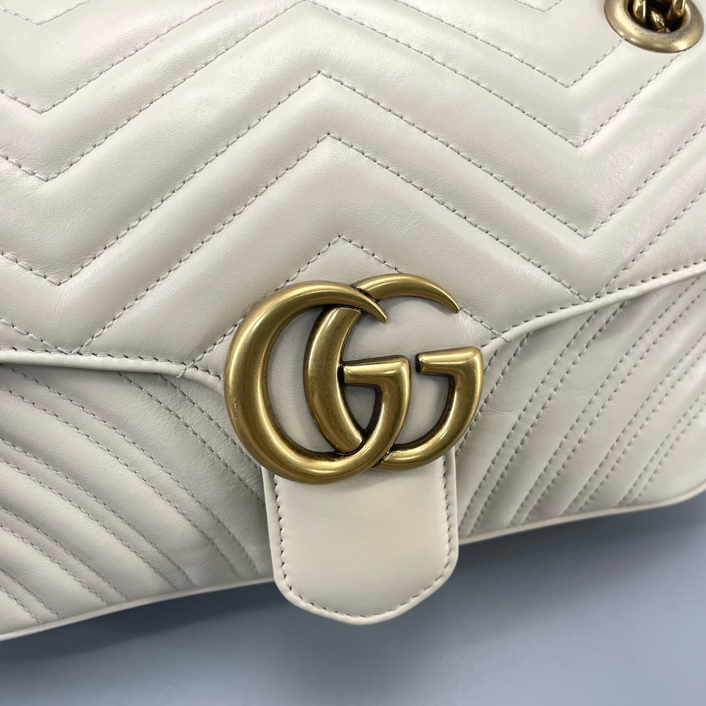 Gucci - Marmont 26 - Leather - White - (small)