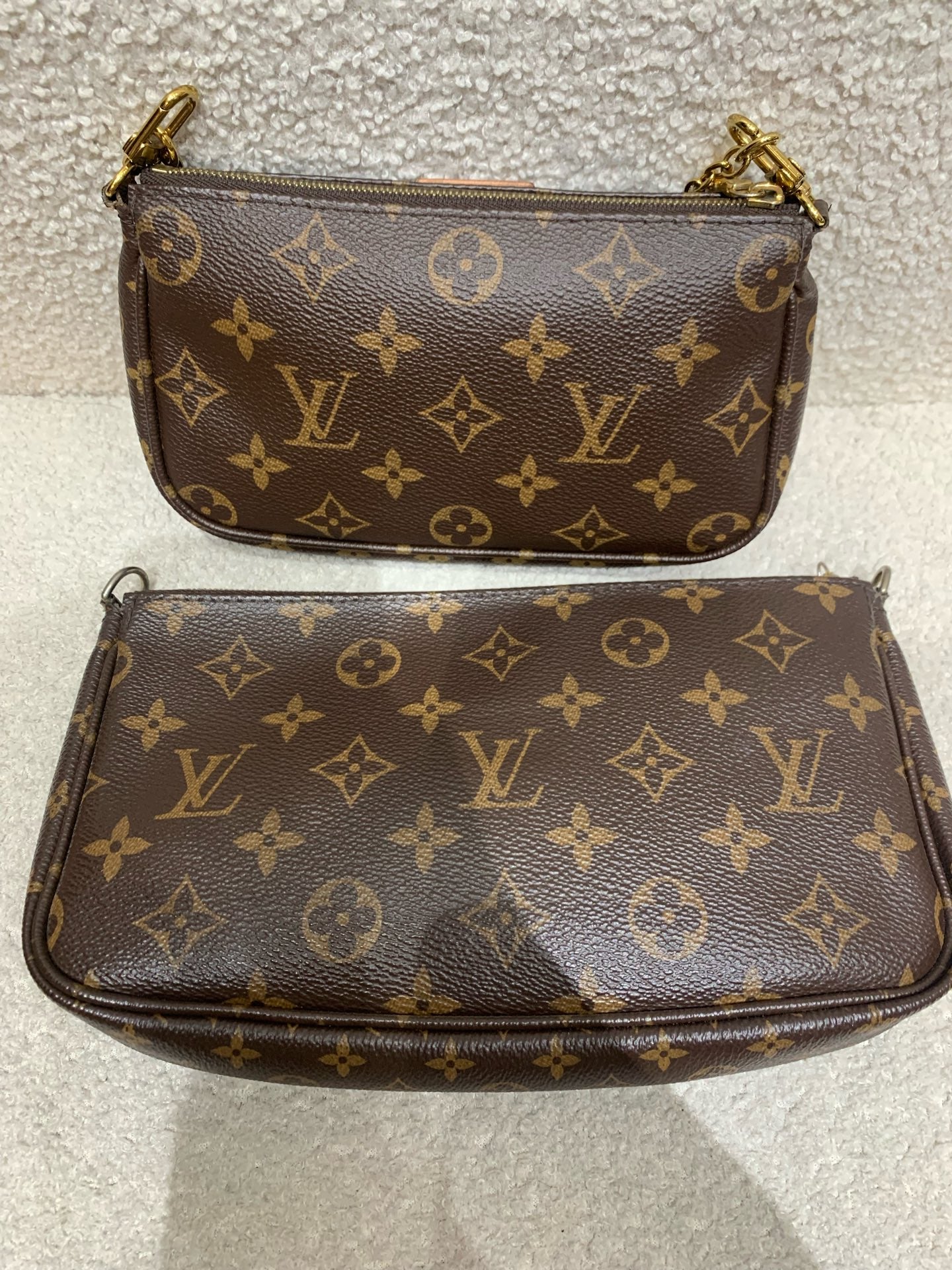 Louis Vuitton - Multi Pochette Accessoires - Monogram coated canvas with natural vachetta leather trim - Brown - (Medium)