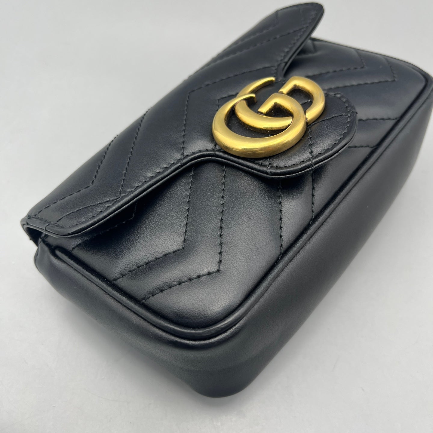 Gucci - Marmont Super Mini - Leather - Black - (mini)