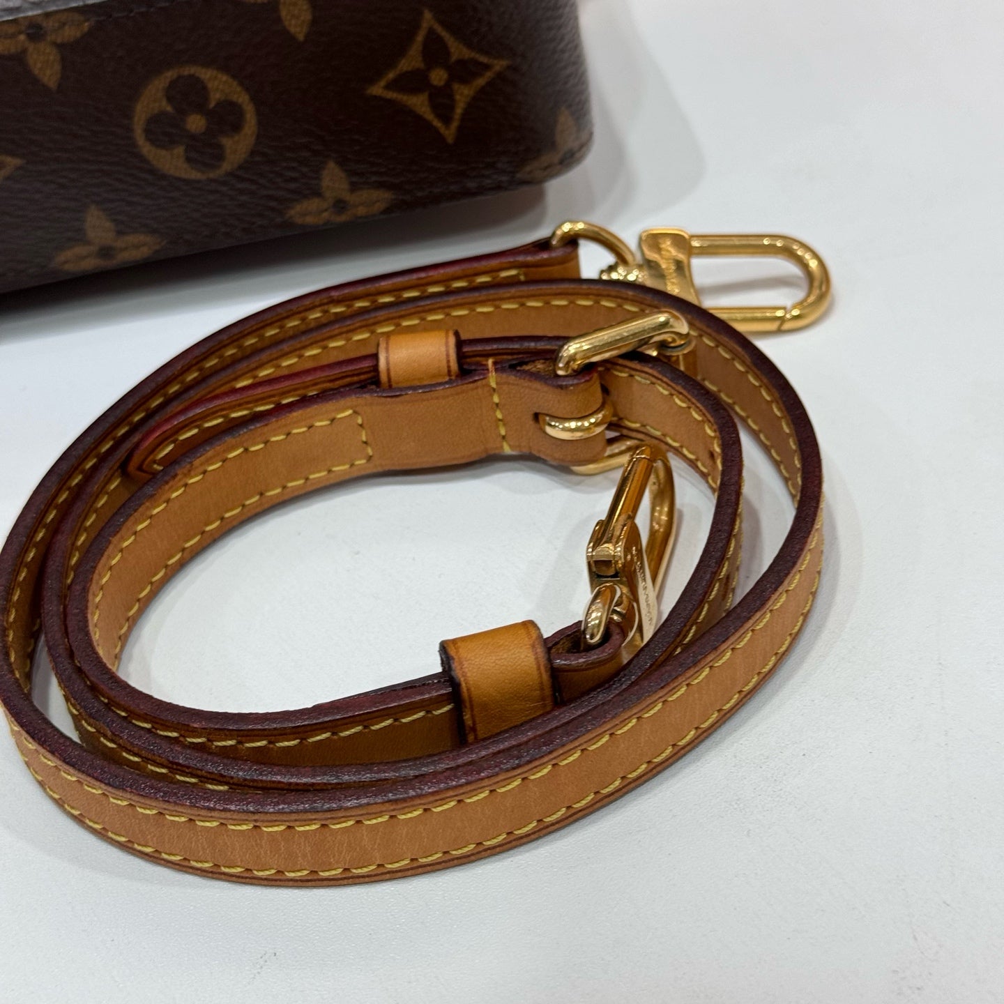 Louis Vuitton - Soft Trunk Pouch - Monogram coated canvas with Vachetta leather trim - Brown - (small)