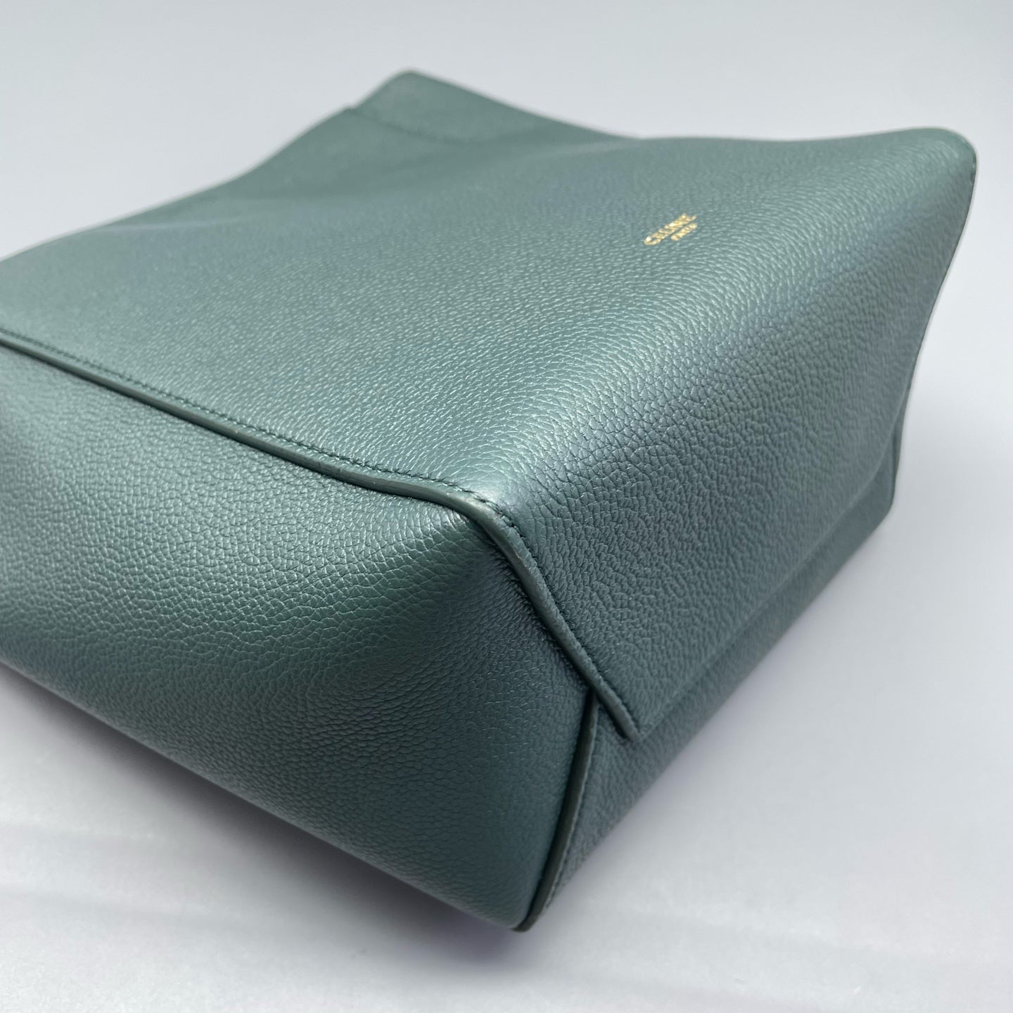 Celine - Small Bucket Bag - Leather - Green - (small)