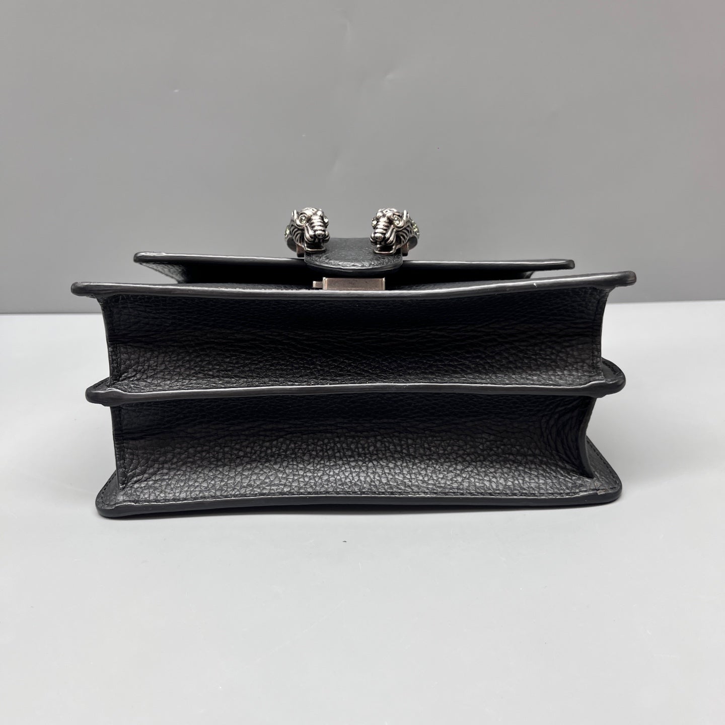 Gucci - Dionysus Bamboo Top Handle Bag - Pebbled leather - Black - (mini)