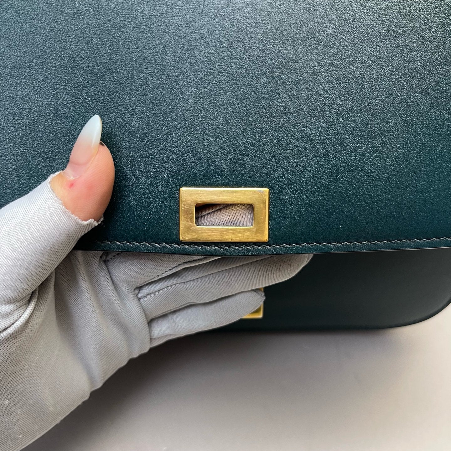 Celine - Box Bag - Leather - Green - (medium)