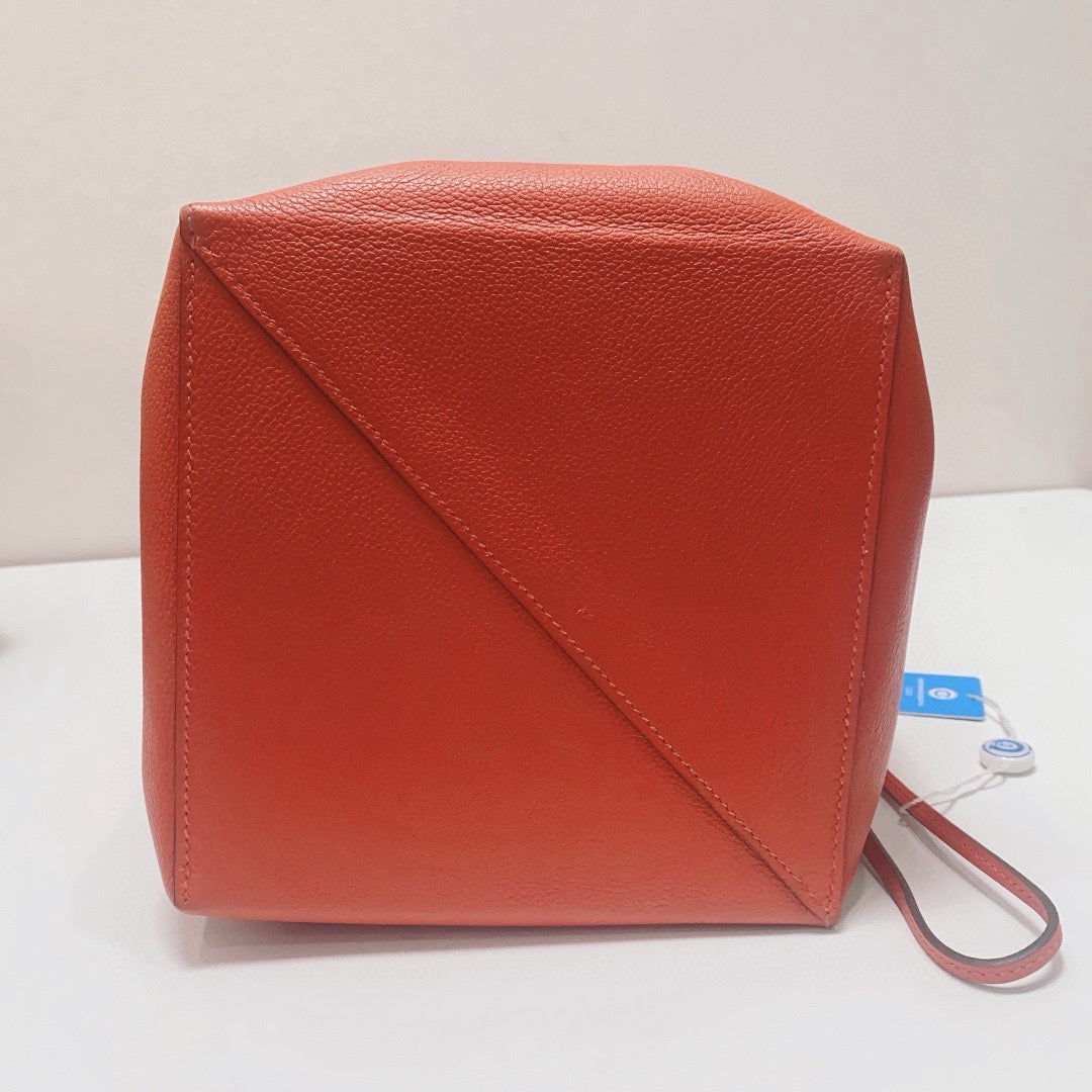 Hermès - Licol 17 - Taurillon Clemence leather - Cinnabar Red - (Small)